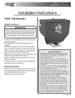 Preview for 1 page of SaltDogg TGS06 Installation Instructions Manual