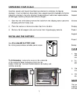 Preview for 2 page of Salter Brecknell GP100 User Manual