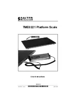 Salter Brecknell TME0221 User Instruction preview