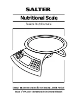 Salter Housewares pmn Operating Instructions Manual preview