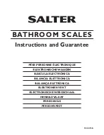 Предварительный просмотр 1 страницы Salter 9018S Instructions And Guarantee