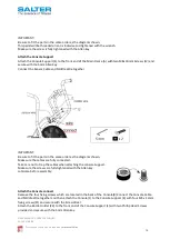 Preview for 10 page of Salter M-280 AIR BIKE Owner'S Manual