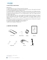 Предварительный просмотр 3 страницы Salter PT-420 Owner'S Manual