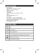 Preview for 10 page of Salter TE-250 Instructions And Guarantee