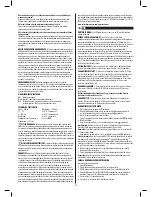 Preview for 21 page of Salter ULTIMATE ACCURACY ANALYSER Instructions And Guarantee