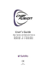 Saltillo Chat Fusion 10 User Manual preview