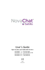 Preview for 1 page of Saltillo NovaChat Series User Manual