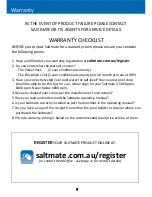 Preview for 10 page of Saltmate RP20 Operating Manual