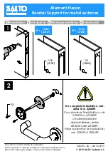 Preview for 2 page of Salto AElement Fusion Installation Manual