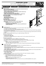 Preview for 2 page of Salto LE7S 7 Series Installation Manual