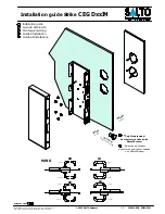 Preview for 1 page of Salto Strike CEGD**IM series Installation Manual