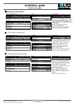 Preview for 4 page of Salto XS4 CU42 Series Installation Manual