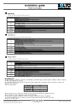 Preview for 10 page of Salto XS4 CU42 Series Installation Manual