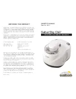 Salton Big Chill ICM15 Owner'S Manual preview