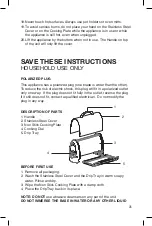 Предварительный просмотр 3 страницы Salton BM1735 Instruction Booklet