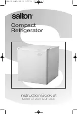 Salton CF-2001 Instruction Booklet preview