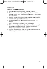 Preview for 6 page of Salton CF-2060 Instruction Booklet