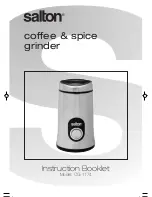 Salton CG-1174 Instruction Booklet preview