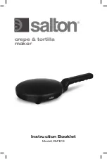 Salton CM1613 Instruction Booklet preview