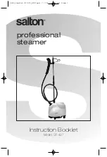 Preview for 1 page of Salton CST1162 Instruction Booklet