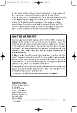 Preview for 11 page of Salton CST1162 Instruction Booklet