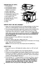 Preview for 4 page of Salton DF1240BK Instruction Booklet