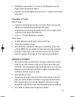 Preview for 12 page of Salton DH-1171 Instruction Booklet