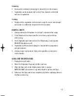 Предварительный просмотр 14 страницы Salton DH-1171 Instruction Booklet