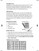 Предварительный просмотр 3 страницы Salton DH1246 VitaPro Instruction Booklet