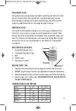 Предварительный просмотр 3 страницы Salton DH1273 Instruction Booklet