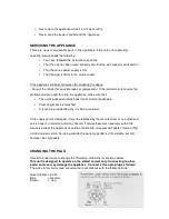 Preview for 12 page of Salton Elite SCM015 Instructions And Warranty