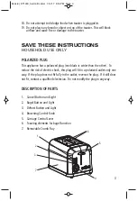 Preview for 3 page of Salton ET1403B Instruction Booklet