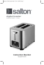 Preview for 1 page of Salton ET2072 Instruction Booklet