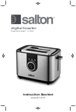 Preview for 1 page of Salton ET2075 Instruction Booklet