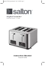 Preview for 1 page of Salton ET2084 Instruction Booklet