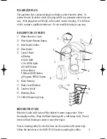 Предварительный просмотр 3 страницы Salton FC-1180 Instruction Booklet