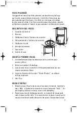 Preview for 3 page of Salton FC-3T Instruction Manual