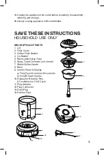 Предварительный просмотр 3 страницы Salton FC1939 Instruction Booklet