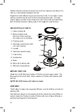 Предварительный просмотр 4 страницы Salton FR1416A Instruction Booklet