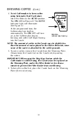 Preview for 11 page of Salton FSCM100 SPECIAL SELECT Use And Care Instructions Manual