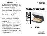 Salton George Foreman GRB72P Owner'S Manual предпросмотр