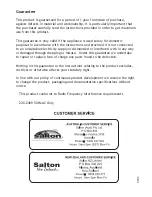 Preview for 11 page of Salton George Foreman The Next Grilleration GRP99 Instructions Manual