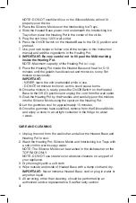 Preview for 4 page of Salton GM1707 Instruction Booklet