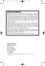 Preview for 7 page of Salton GP-1096 Instruction Booklet