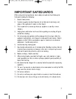 Предварительный просмотр 2 страницы Salton HB-1094 Instruction Booklet