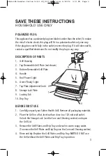 Preview for 3 page of Salton HG-1025 Instruction Booklet