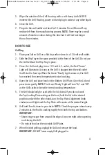 Preview for 4 page of Salton HG-1025 Instruction Booklet