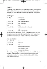 Preview for 7 page of Salton HG-1025 Instruction Booklet