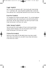 Preview for 9 page of Salton HG-1025 Instruction Booklet