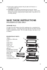 Предварительный просмотр 3 страницы Salton HG1788 Instruction Booklet